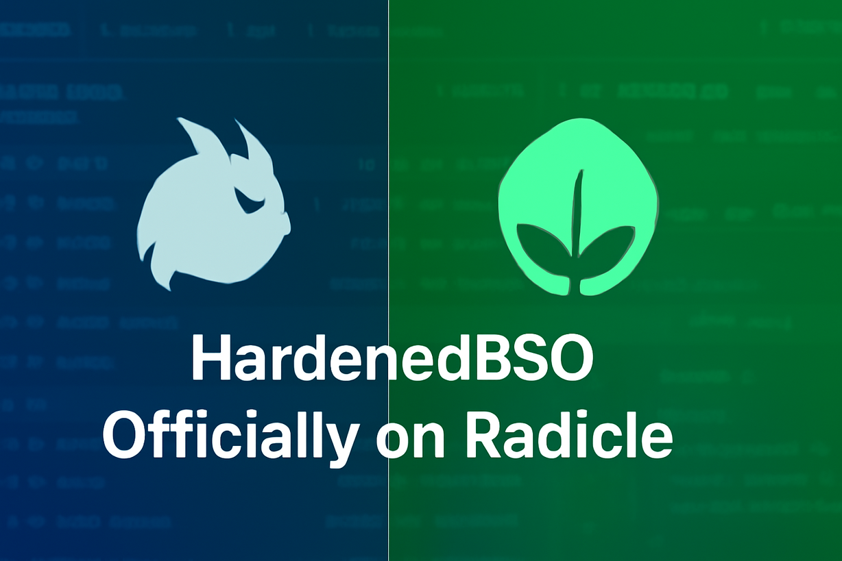 HardenedBSD Avanza en la Integración de Repositorios en Radicle