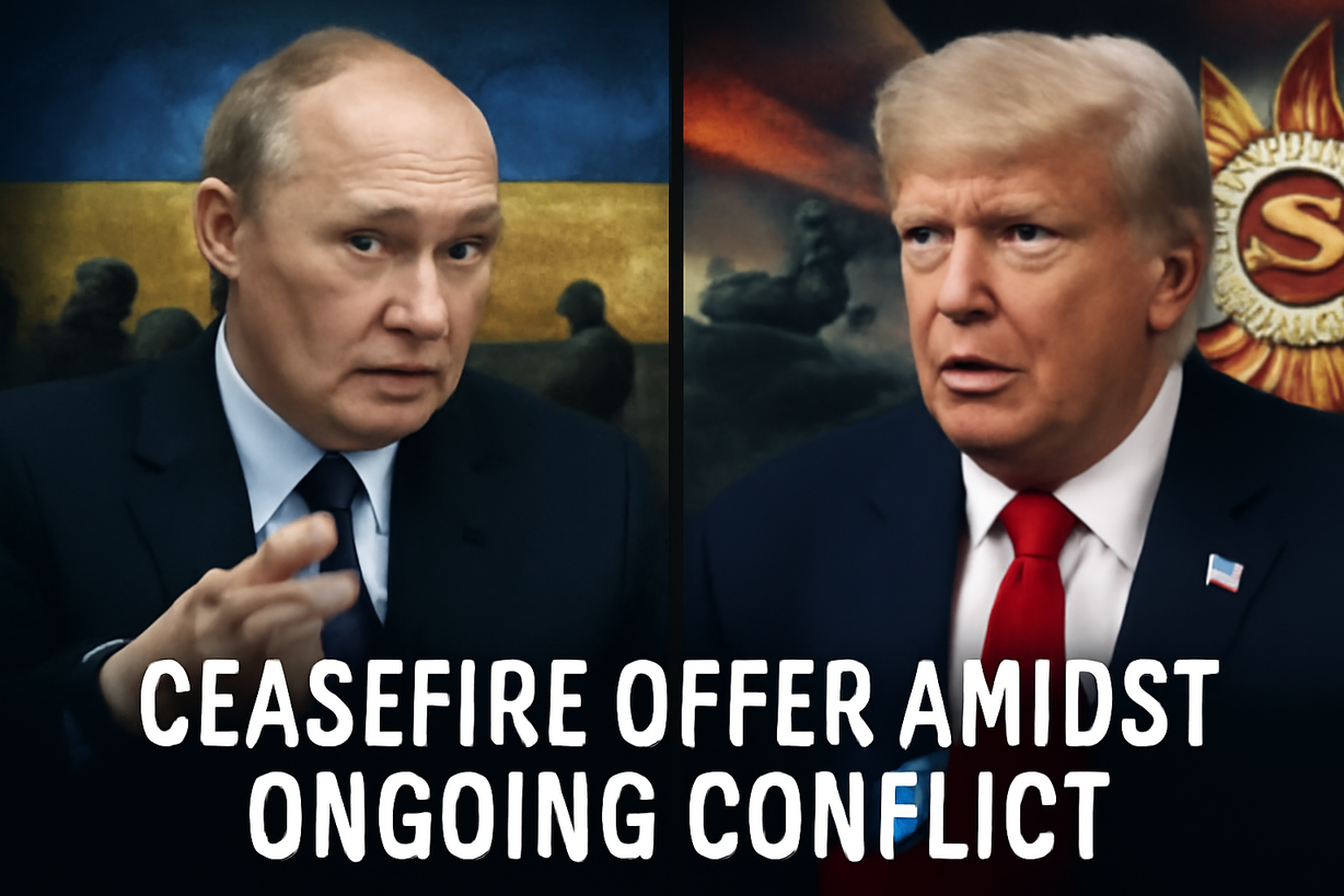 Putin ofrece alto el fuego a Trump en medio de la escalada en Ucrania