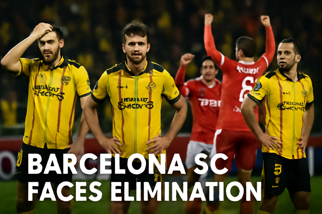 Barcelona SC al borde de la eliminación en la Copa Libertadores
