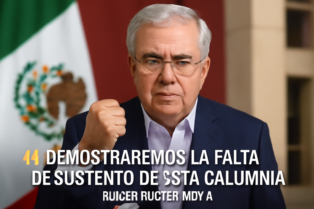 Rubén Rocha Moya desmiente acusaciones de narcotráfico y defiende la soberanía nacional