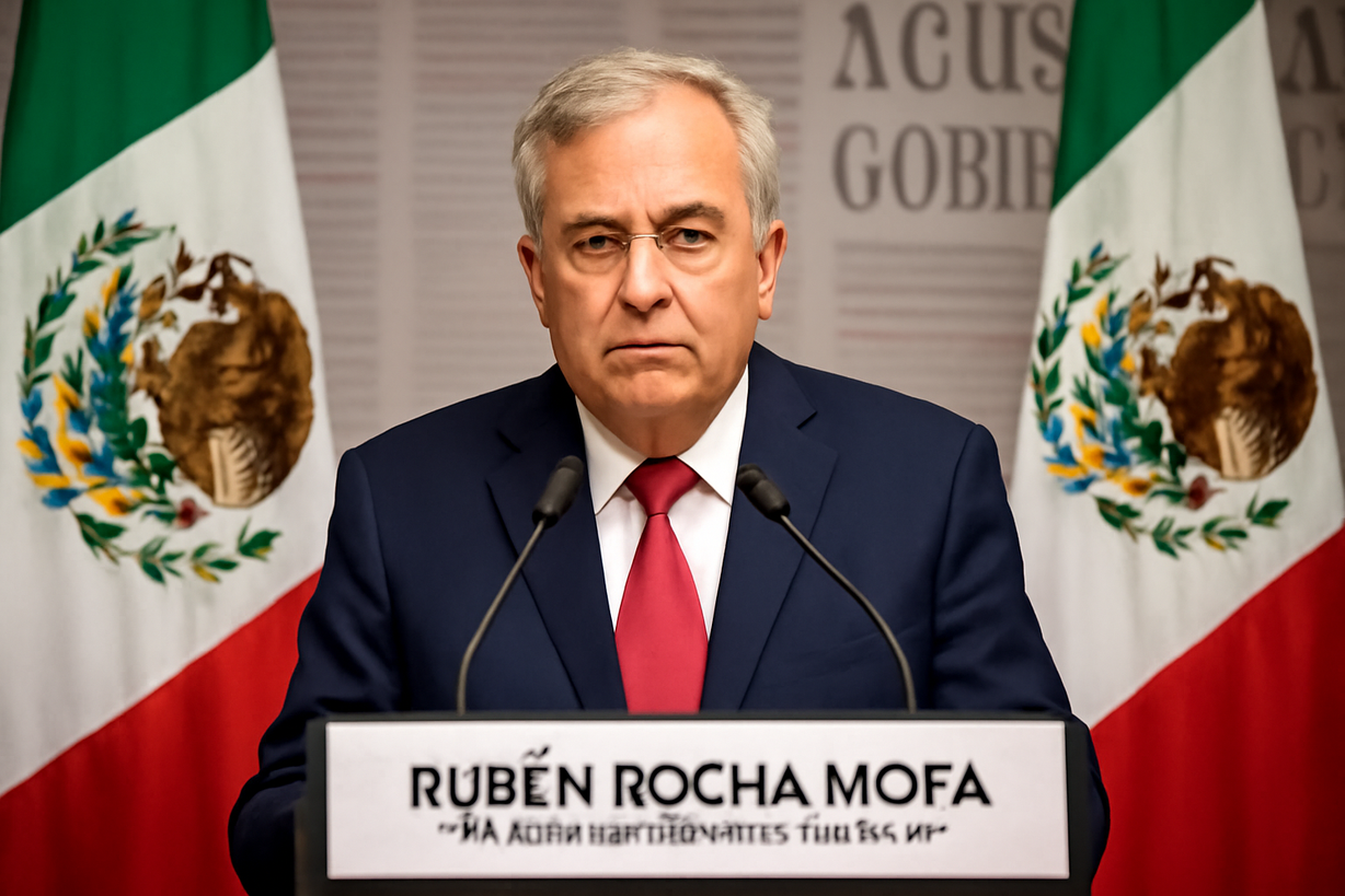 Rubén Rocha Moya desmiente acusaciones de narcotráfico en su contra