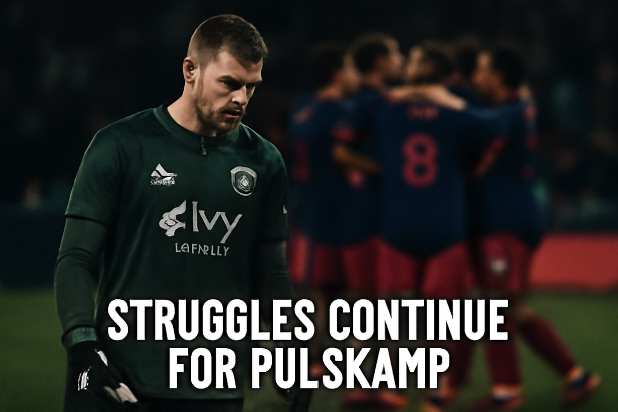 Crisis en la portería: Pulskamp y su racha de goles en contra