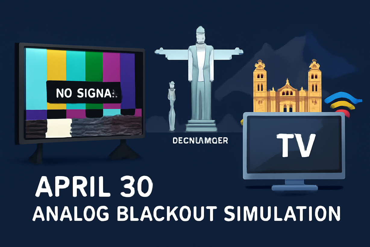 Bolivia se prepara para el tercer simulacro del apagón analógico