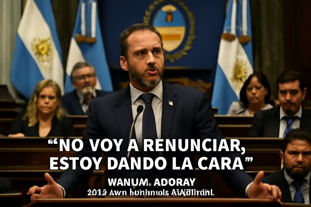 Manuel Adorni defiende logros del gobierno Milei en tensa presentación ante Diputados
