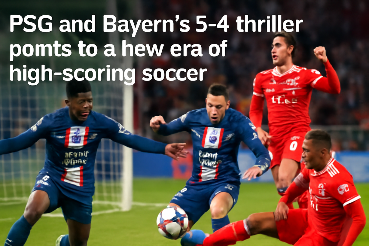 Un Clásico de Goles: PSG y Bayern Marcan un Hito en la Champions