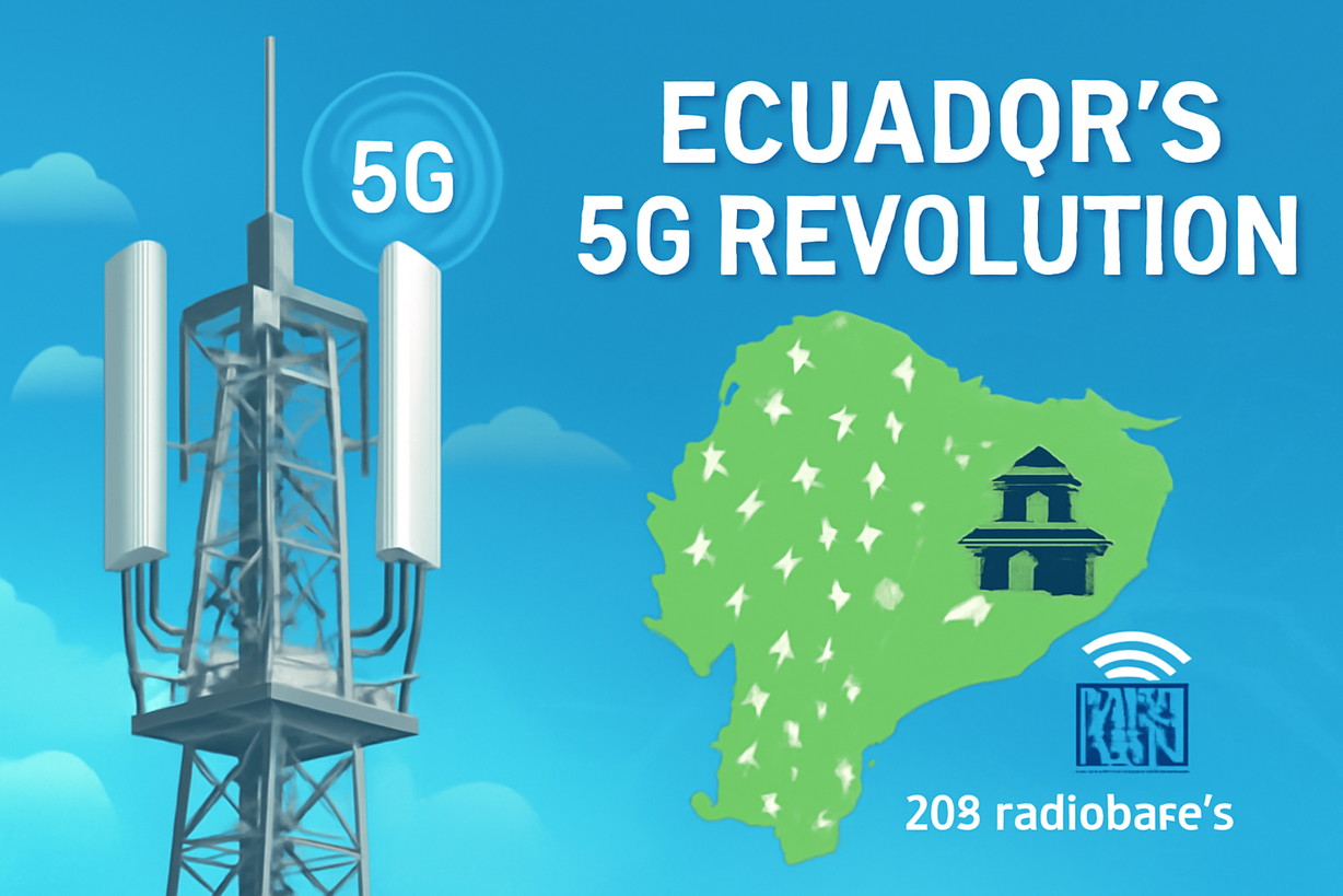 Ecuador Avanza en 5G: 233 Radiobases y Conexión a Escuelas