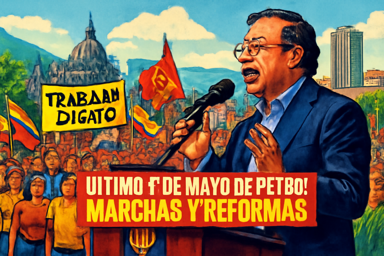 Último 1° de mayo de Petro: marchas y reformas en el horizonte