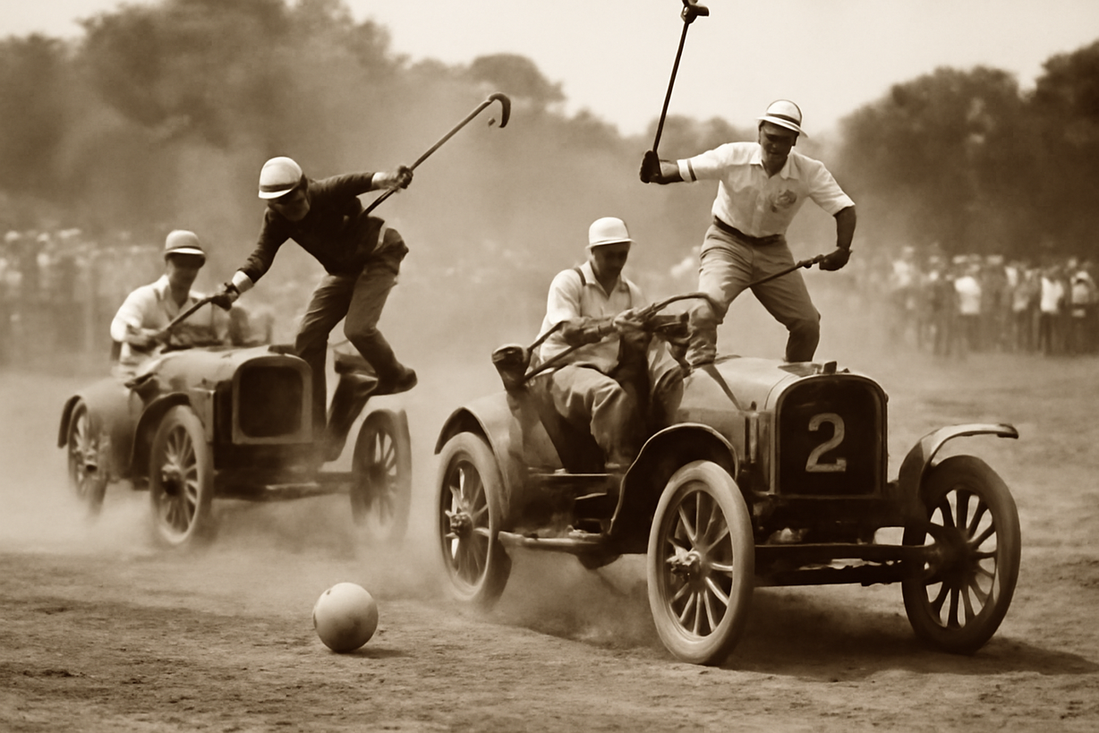 El efímero auge del auto polo en Estados Unidos