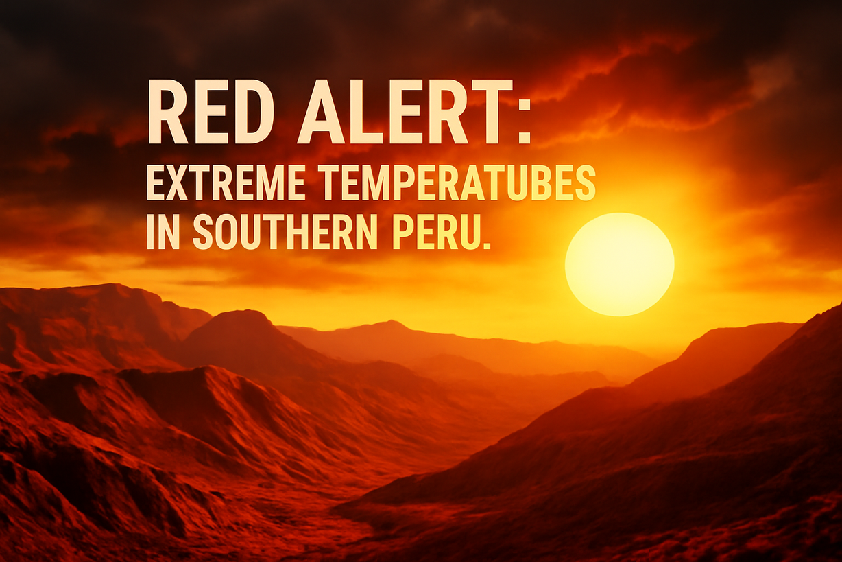 Alerta Roja por Temperaturas Extremas en la Sierra Sur del Perú