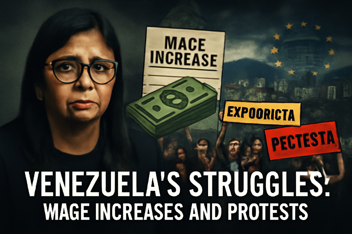 Aumento salarial en Venezuela y reanudación de vuelos con EE. UU. en medio de protestas