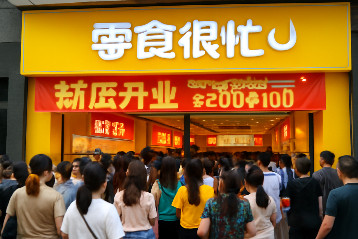 Revolución en Changsha: El supermercado de snacks más grande de China