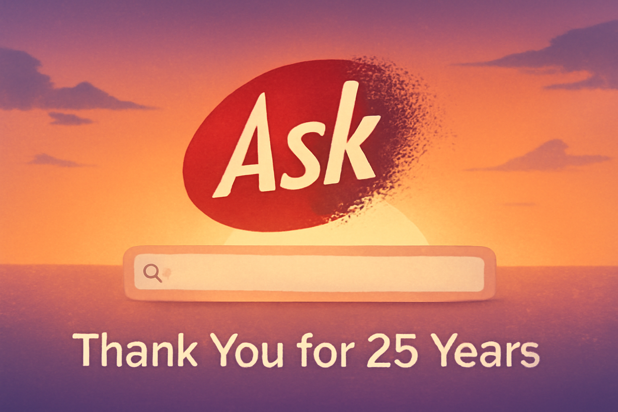 Cierre de Ask.com: 25 Años de Búsqueda y Agradecimientos