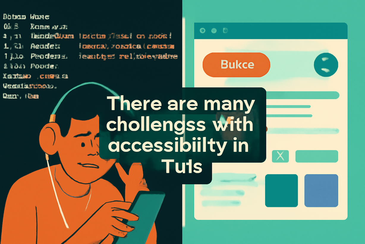 Desafíos de Accesibilidad en Interfaces de Usuario de Texto Modernas