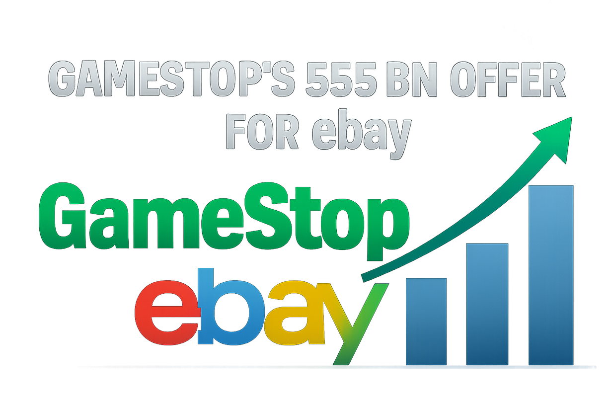GameStop ofrece 55.5 mil millones por eBay: ¿una jugada arriesgada?