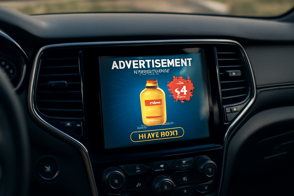 Los Autos como Plataformas Publicitarias: La Nueva Era de la Monetización en la Conducción