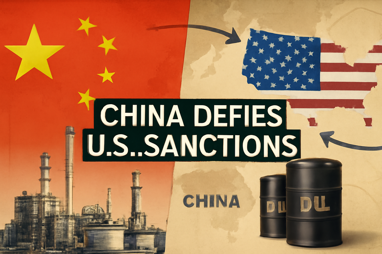 China desafía sanciones de EE. UU. y eleva tensiones económicas