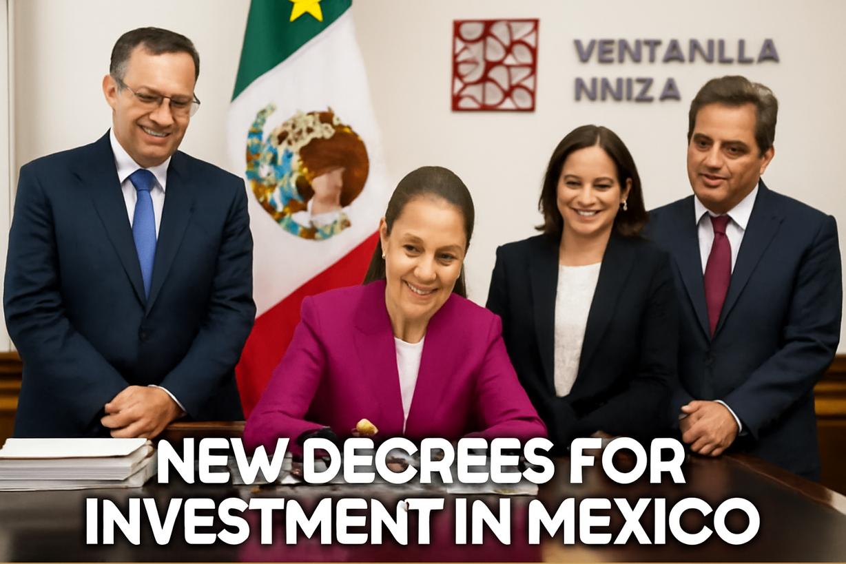 Sheinbaum impulsa la inversión en México con nuevos decretos económicos