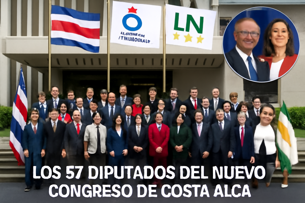 Nuevo Congreso de Costa Rica: 57 Diputados y Cambios en la Presidencia