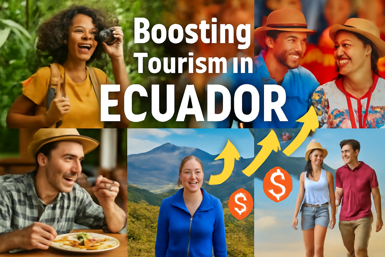Ecuador celebra un aumento del 59,6% en gasto turístico durante el Día del Trabajo
