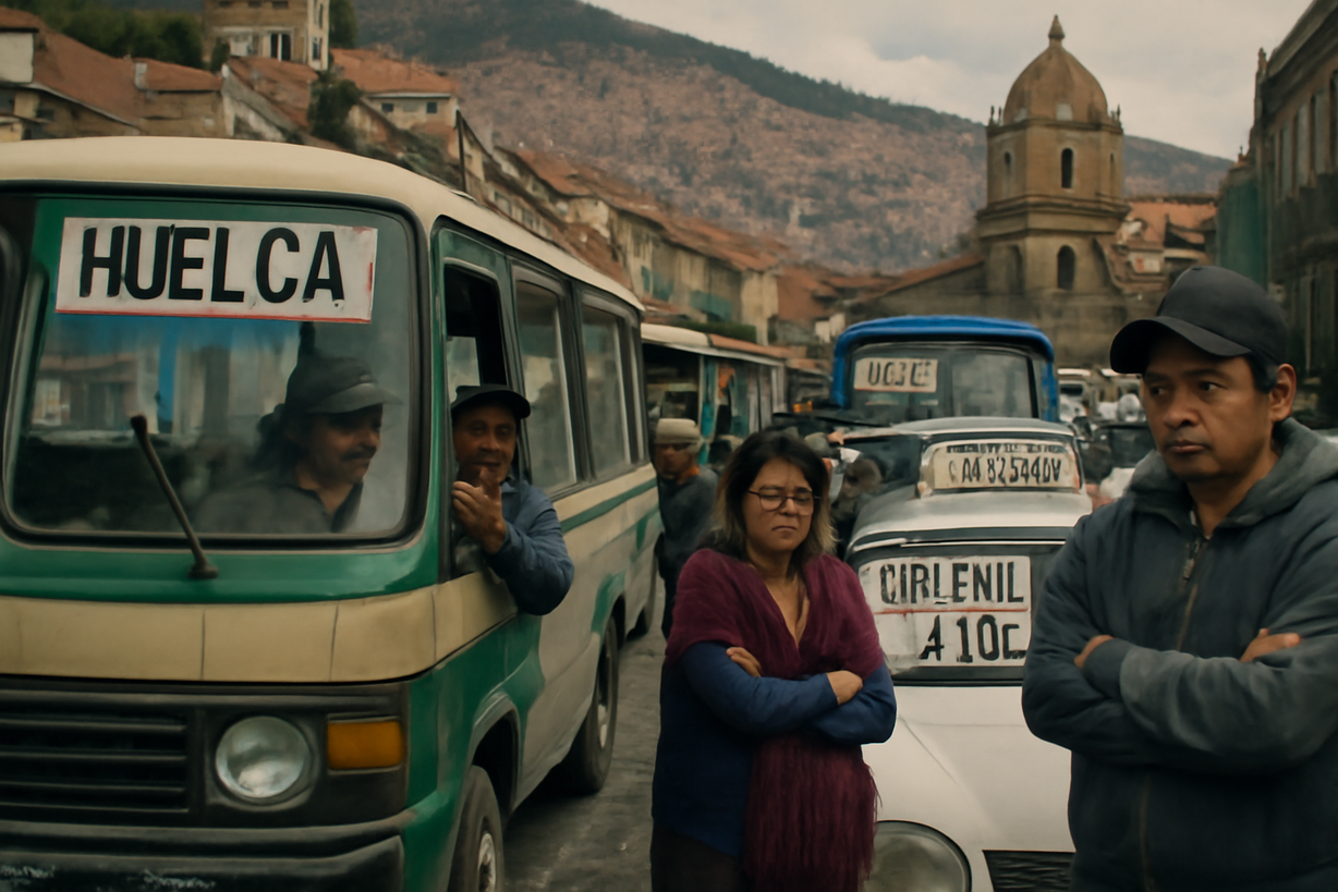 Crisis en La Paz: Huelga de Transporte por Gasolina de Mala Calidad
