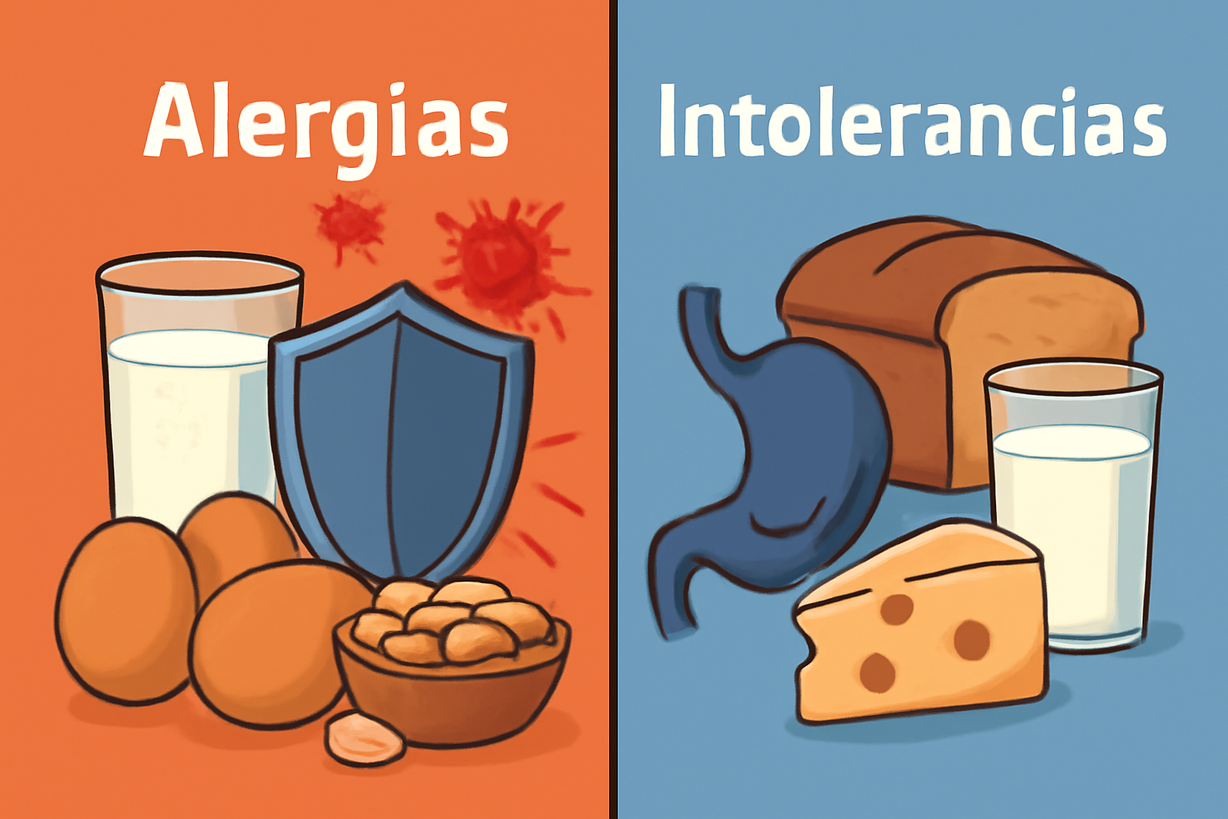 Alergias e Intolerancias Alimentarias: Diferencias Clave