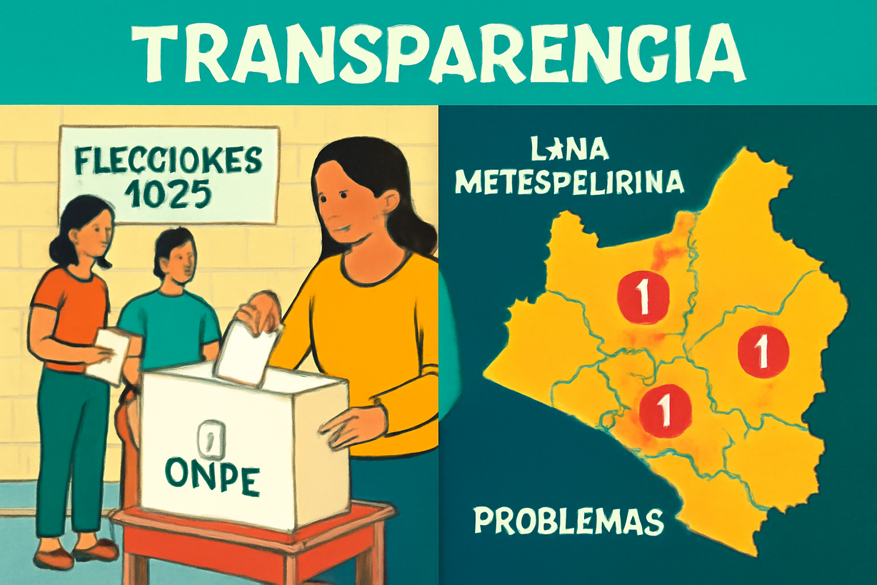Informe de Transparencia: Elecciones con Normalidad, pero Problemas en Lima