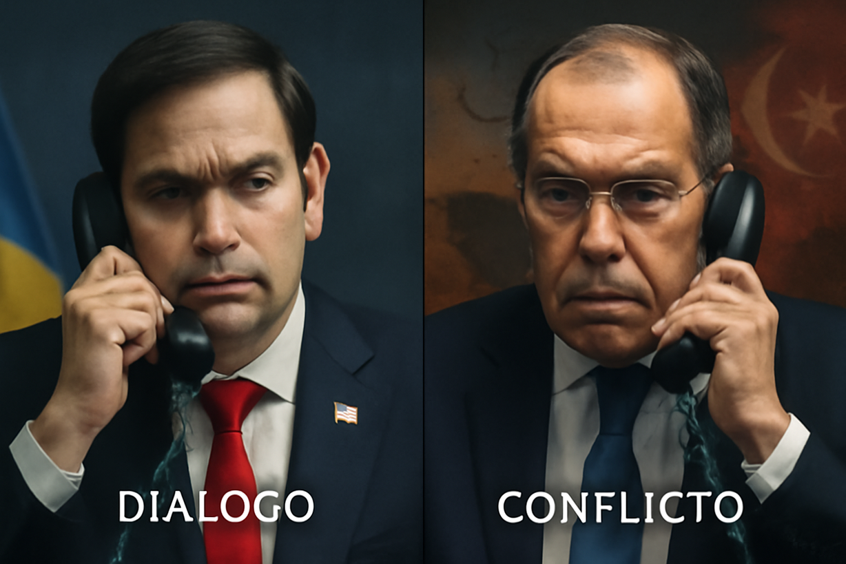 Rubio y Lavrov discuten la guerra en Ucrania en medio de intensos bombardeos rusos