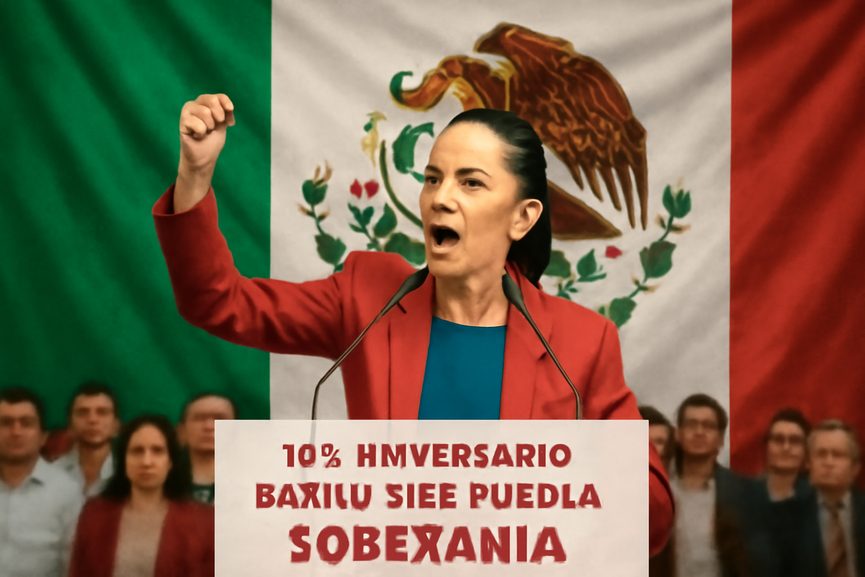 Sheinbaum defiende la soberanía de México en el aniversario de la Batalla de Puebla