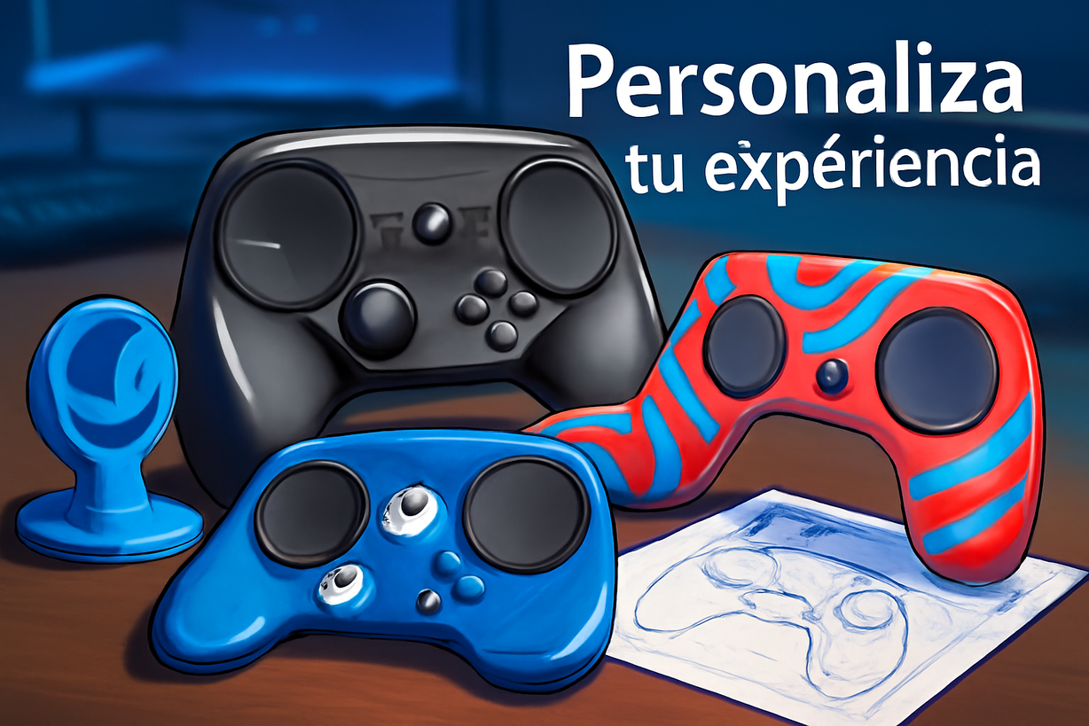 Valve libera archivos CAD del Steam Controller para modders