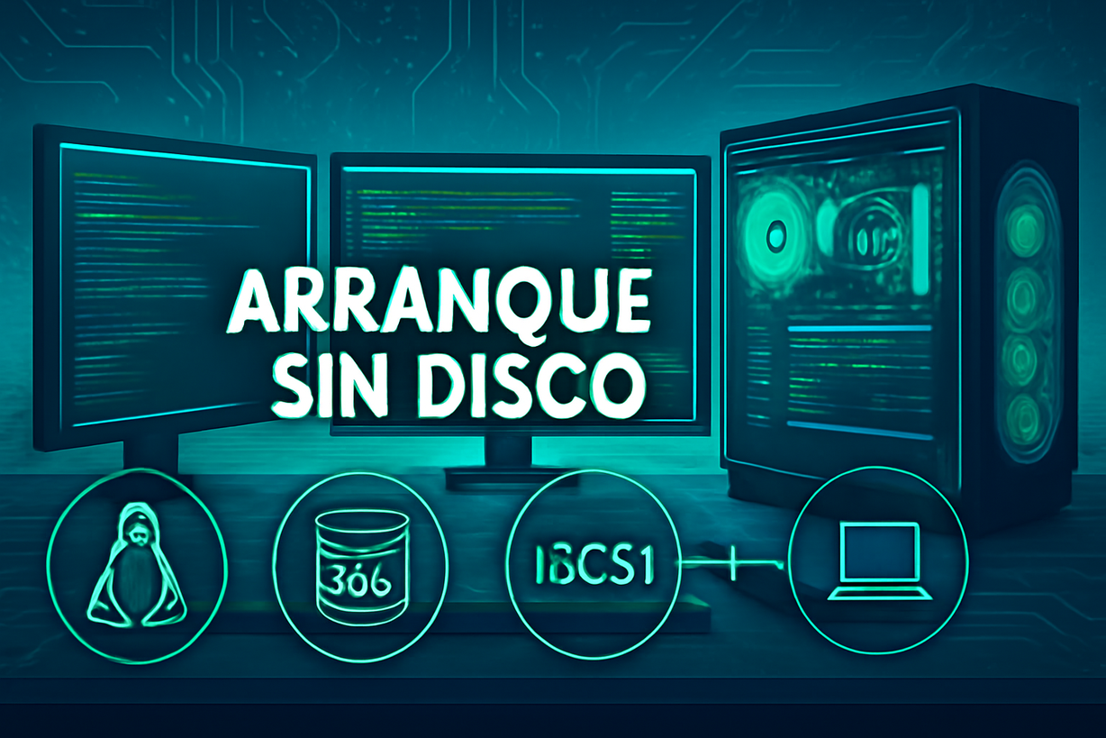 Arranque de Linux sin Disco: Configuración Eficiente con ZFS e iSCSI