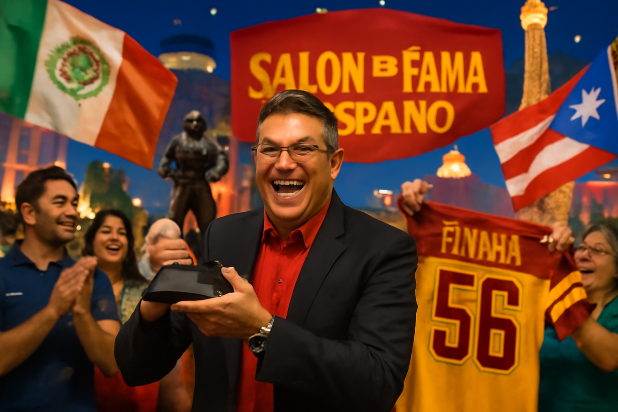 Ron Rivera Honrado en el Salón de la Fama del Fútbol Hispano