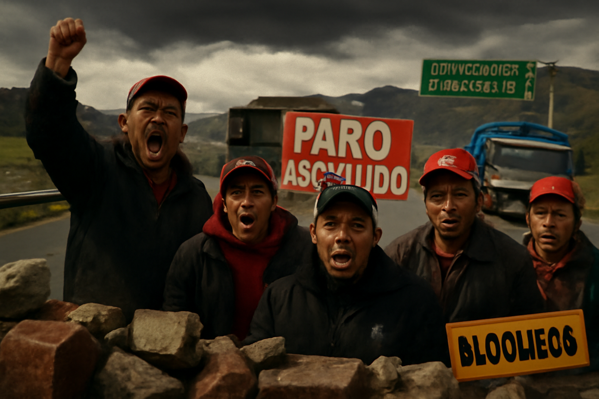 Paro indefinido de transportistas en El Alto por calidad de combustible y carreteras