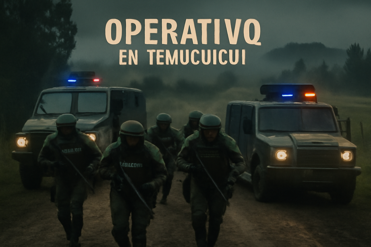 Desmantelan clan Queipul Huenchullan en operativo en Temucuicui