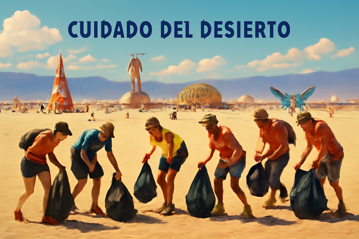 Burning Man: La lucha por un desierto limpio y sostenible