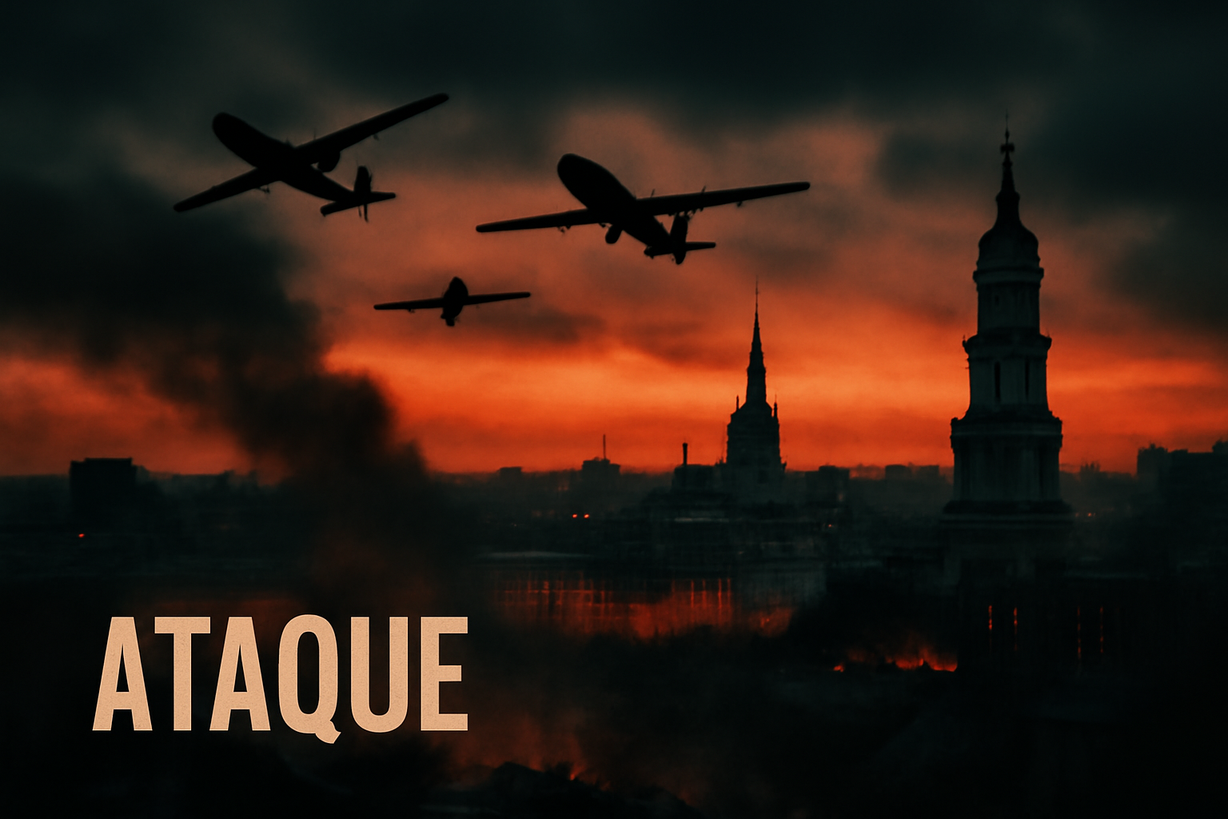 Rusia derriba 347 drones ucranianos en un ataque masivo durante el Día de la Victoria