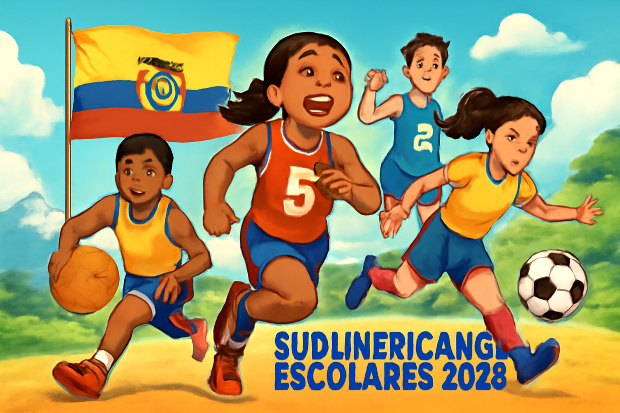 Ecuador será sede de los Sudamericanos Escolares 2026