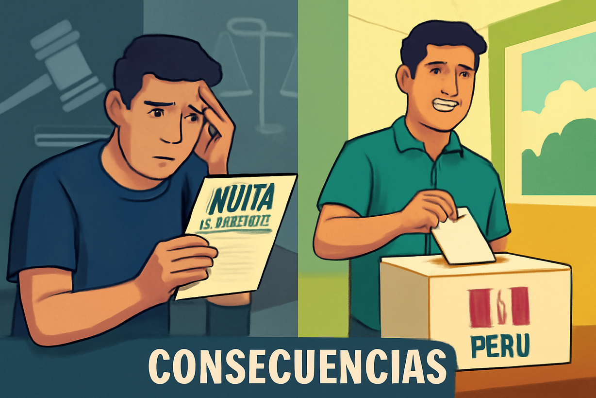 Consecuencias Económicas por No Votar en las Elecciones de Perú 2026