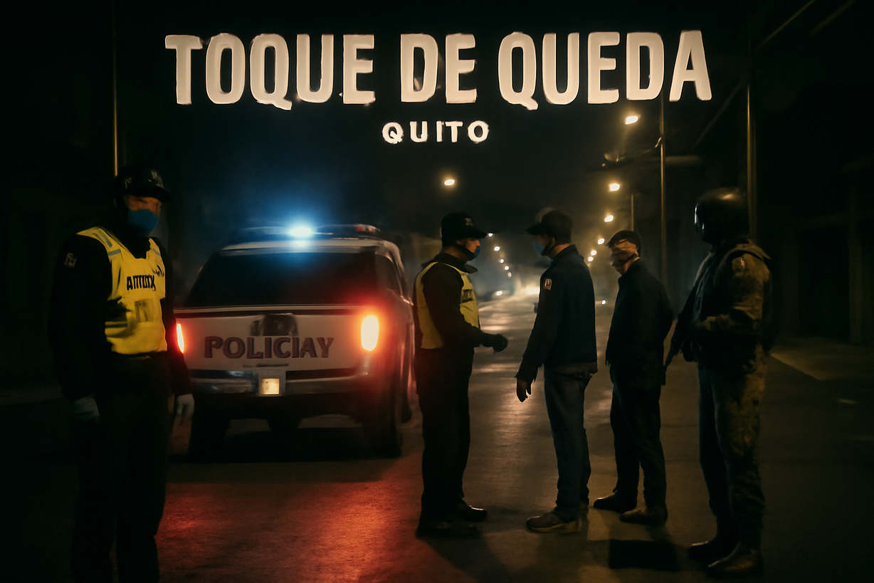 Ecuador Impone Toque de Queda para Combatir el Crimen Organizado