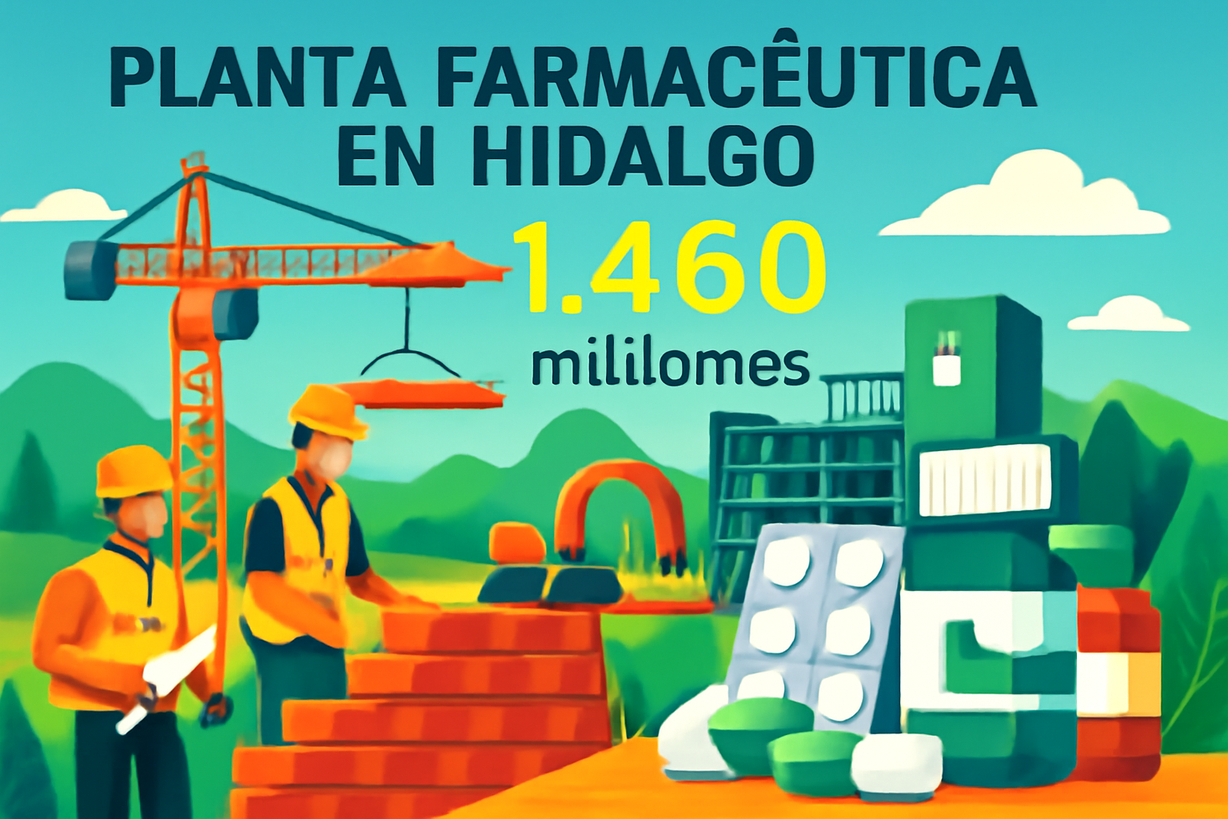 Canadá invierte 1.460 millones en planta farmacéutica en Hidalgo