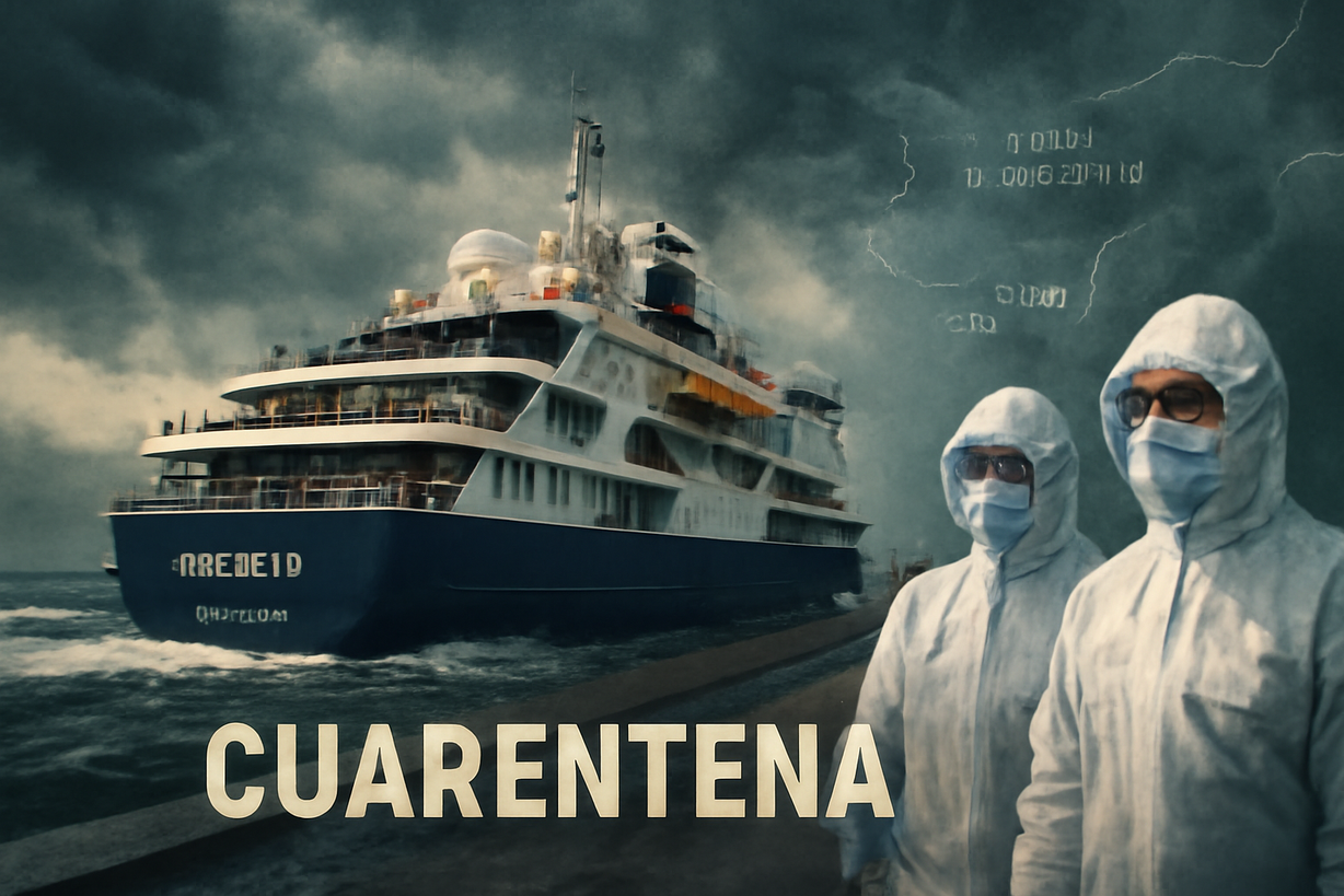 Brote de hantavirus en crucero: 14 españoles serán evaluados en Canarias