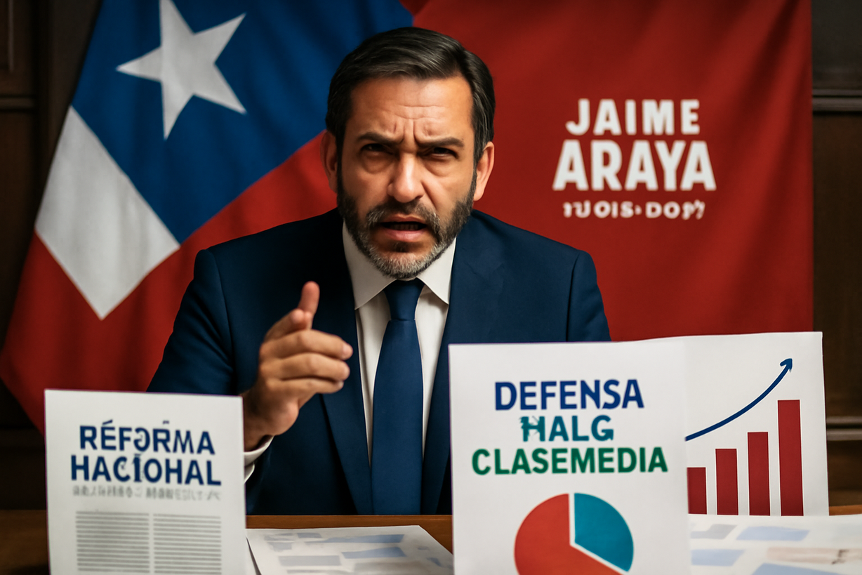 Jaime Araya Defiende su Propuesta de Reconstrucción Nacional para la Clase Media y PYMES