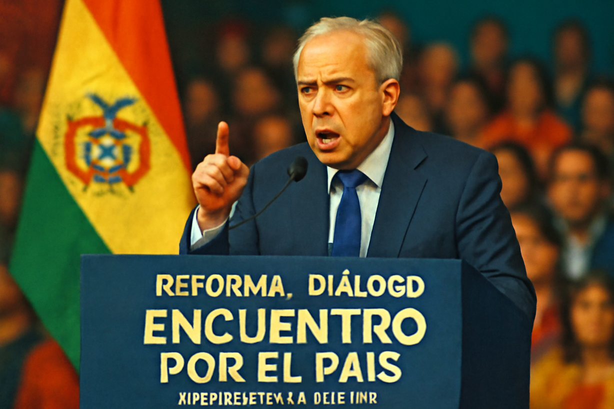 Paz Pereira impulsa reformas y diálogo en Bolivia