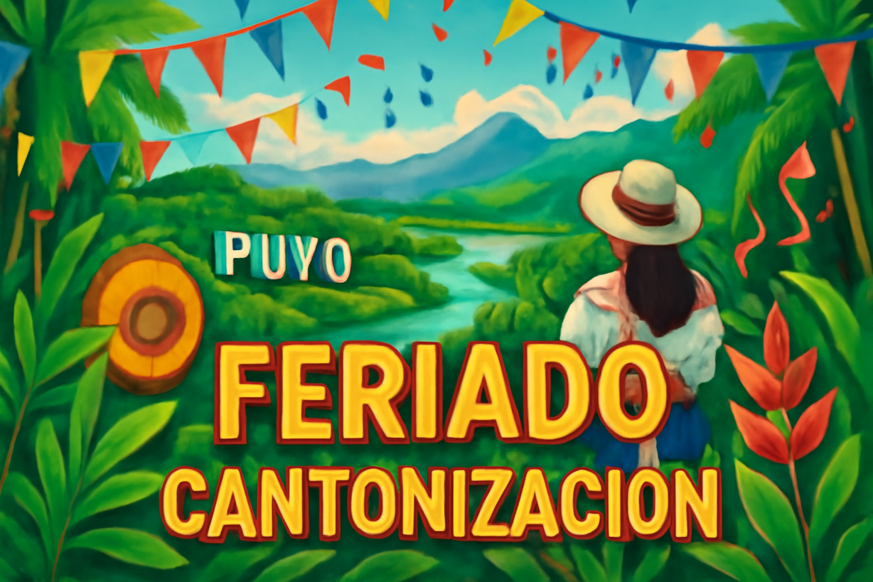 Puyo celebra su cantonización con feriado local el 11 de mayo