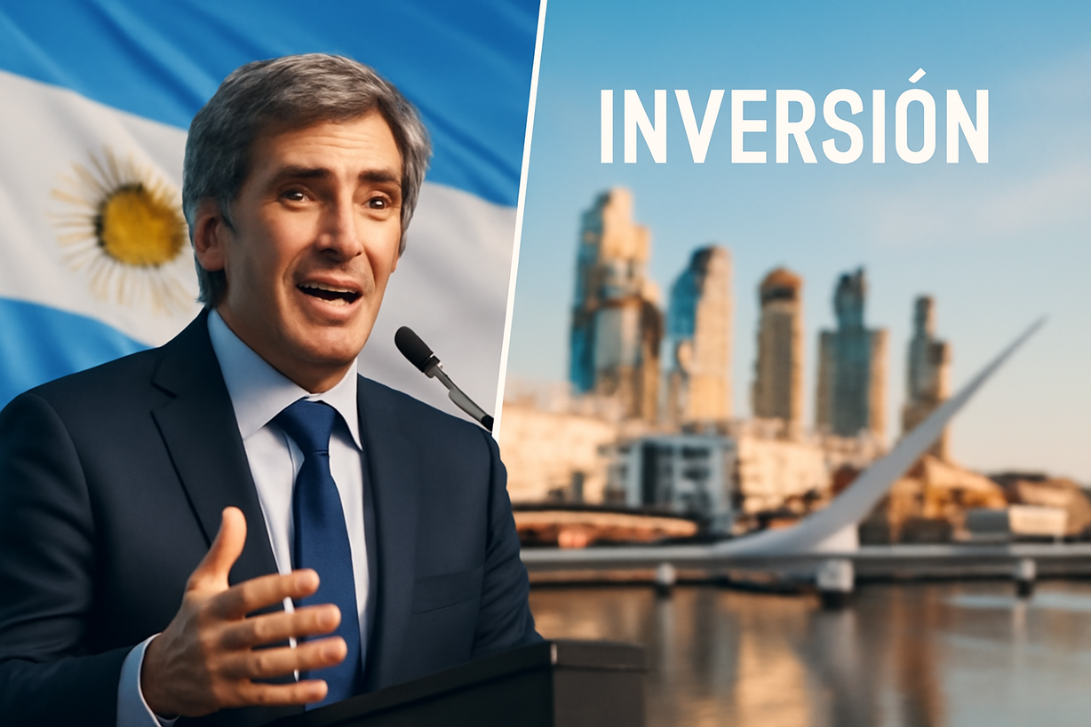 Caputo defiende a Adorni y asegura solidez económica en Argentina