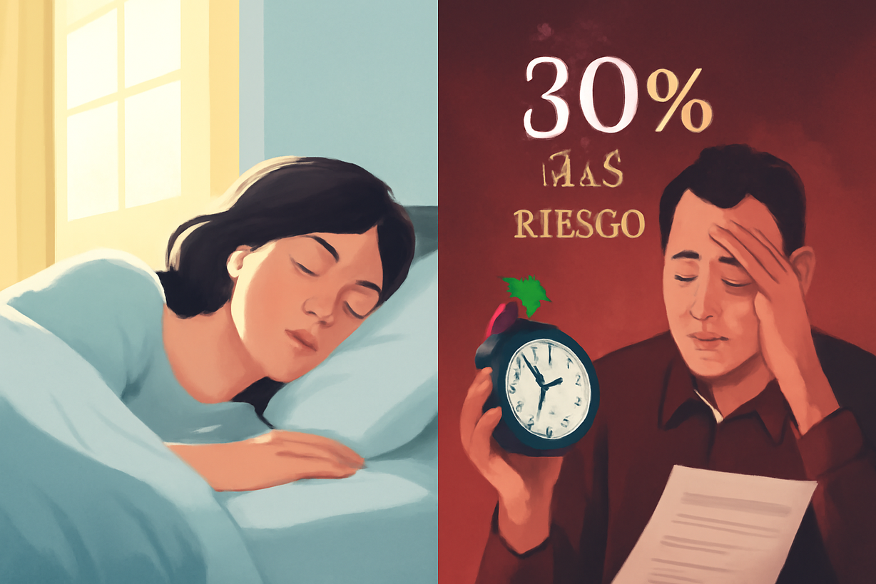Las siestas largas por la mañana aumentan el riesgo de mortalidad en un 30%