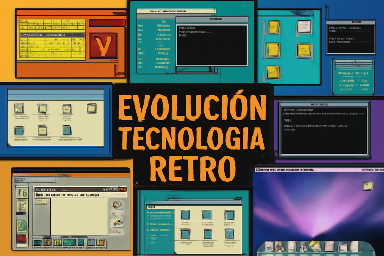 Retro Tecnología: Evolución de Interfaces Gráficas (1983-2007)