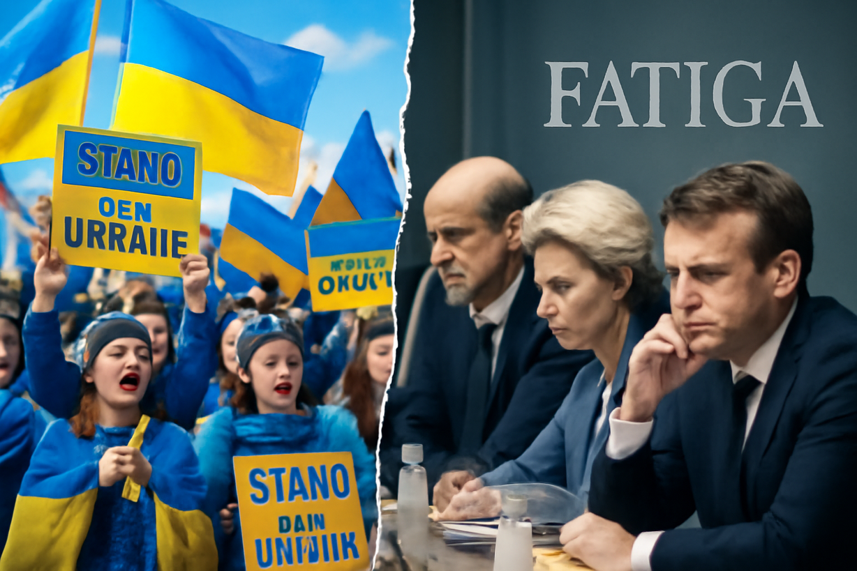 Desafíos del Apoyo Europeo a Ucrania: Fatiga y Cálculos Políticos