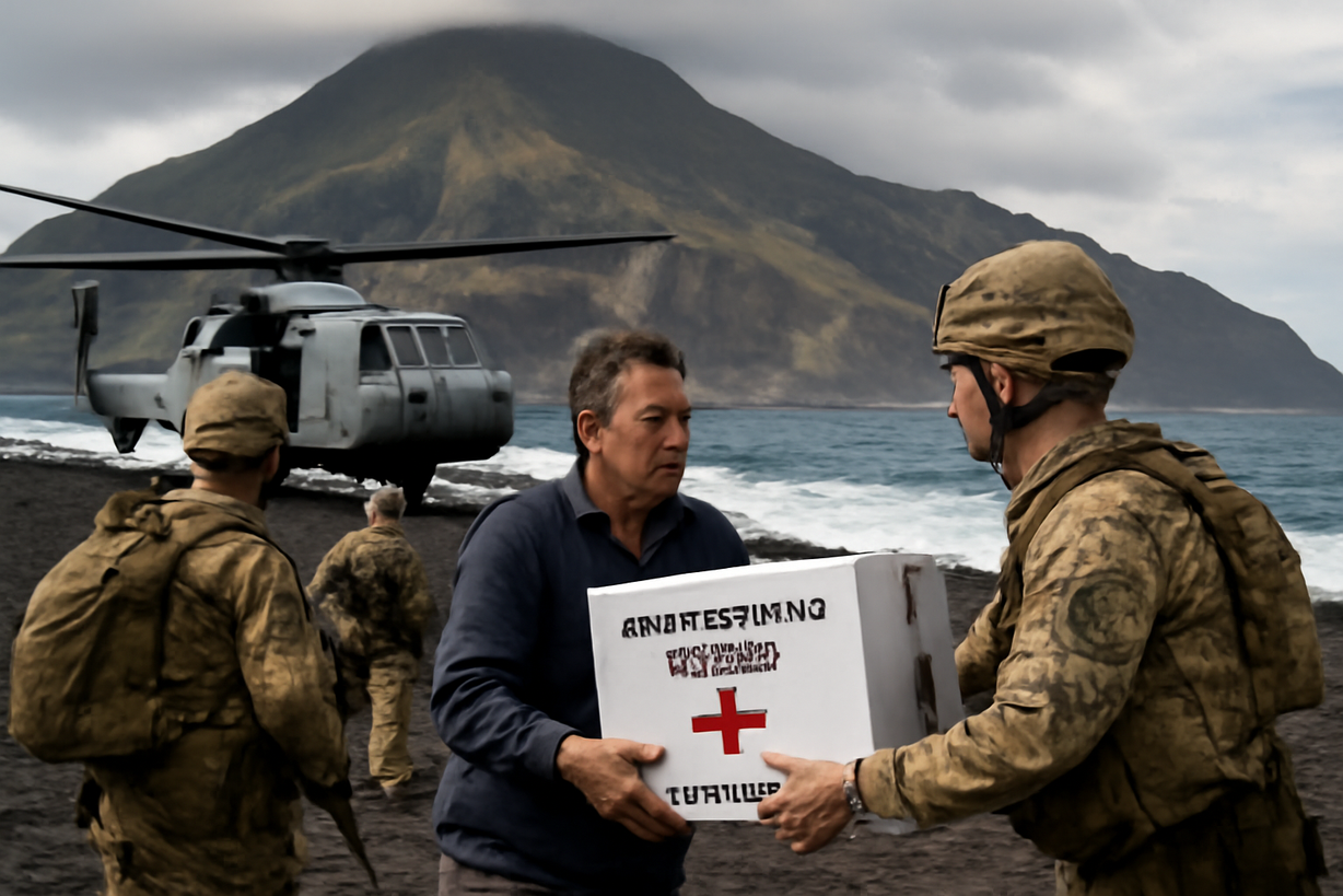 Intervención del Ejército Británico en Tristan da Cunha por Hantavirus