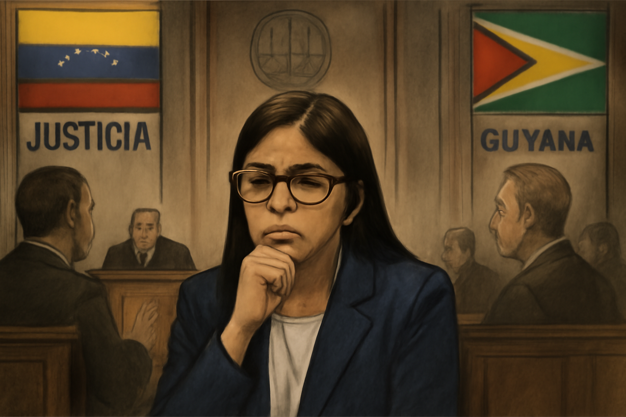 Delcy Rodríguez en la CIJ: ¿Intereses políticos sobre necesidades jurídicas?