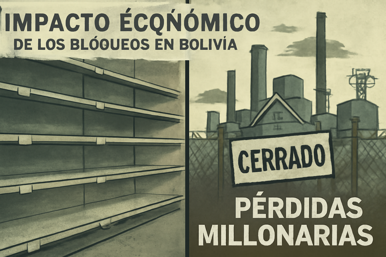 Crisis Económica en Bolivia: Pérdidas Diarias de 60 Millones por Bloqueos